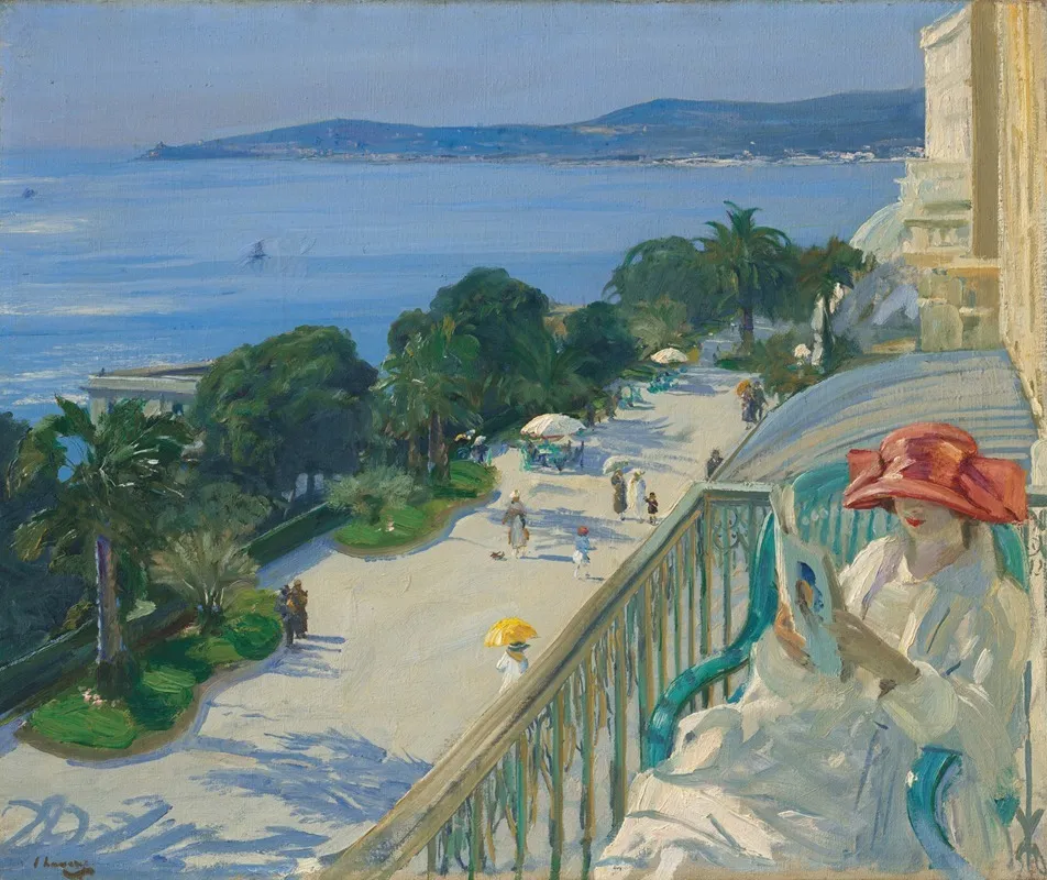 The Terrace Cap Dail Wall Art by Sir John Lavery - High-Resolution Digital Print