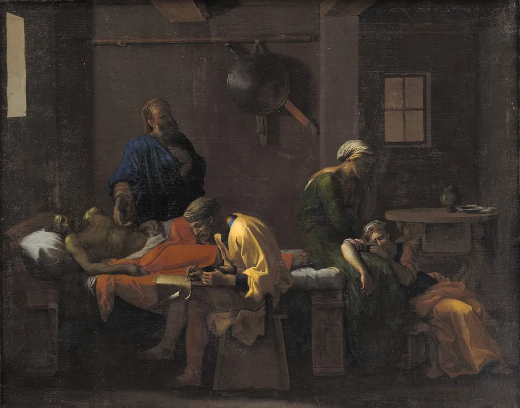 The Testament Of Eudamidas Wall Art by Nicolas Poussin - High-Resolution Digital Print