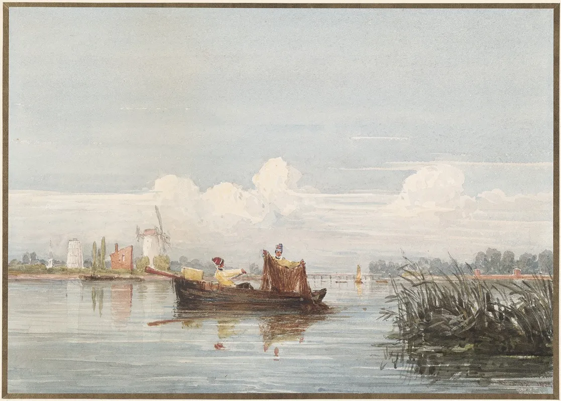 The Thames At Battersea Wall Art by David Cox - High-Resolution Digital Print