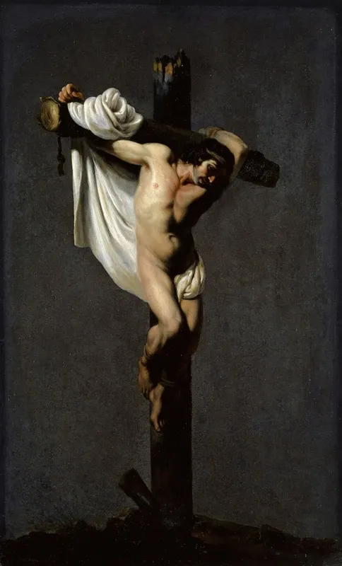 The Thief On The Cross 2 Wall Art by Michelangelo Cerquozzi - High-Resolution Digital Print