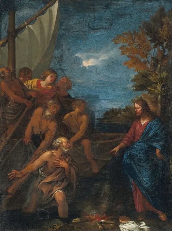 The Third Appearance Of Christ Wall Art by Giovanni Bonatti - High-Resolution Digital Print