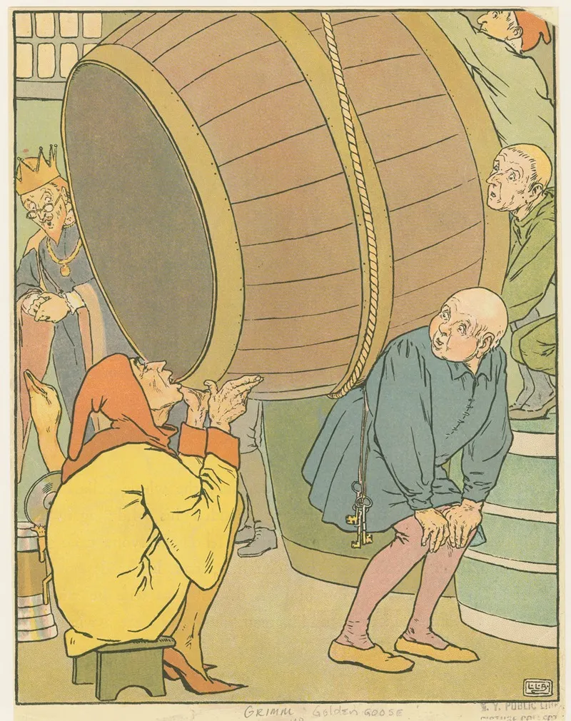 The Thirsty Man Empties Caskets Of Wine