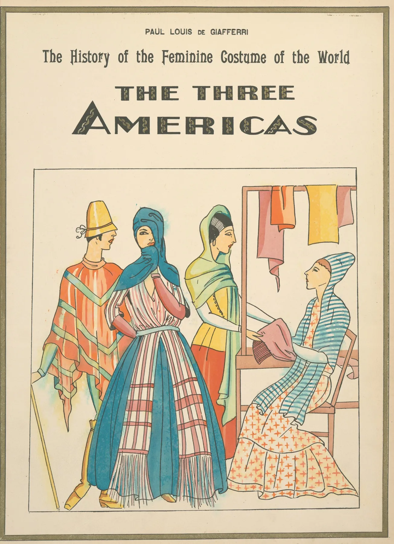 The Three Americas Wall Art by Paul Louis de Giafferri - High-Resolution Digital Print
