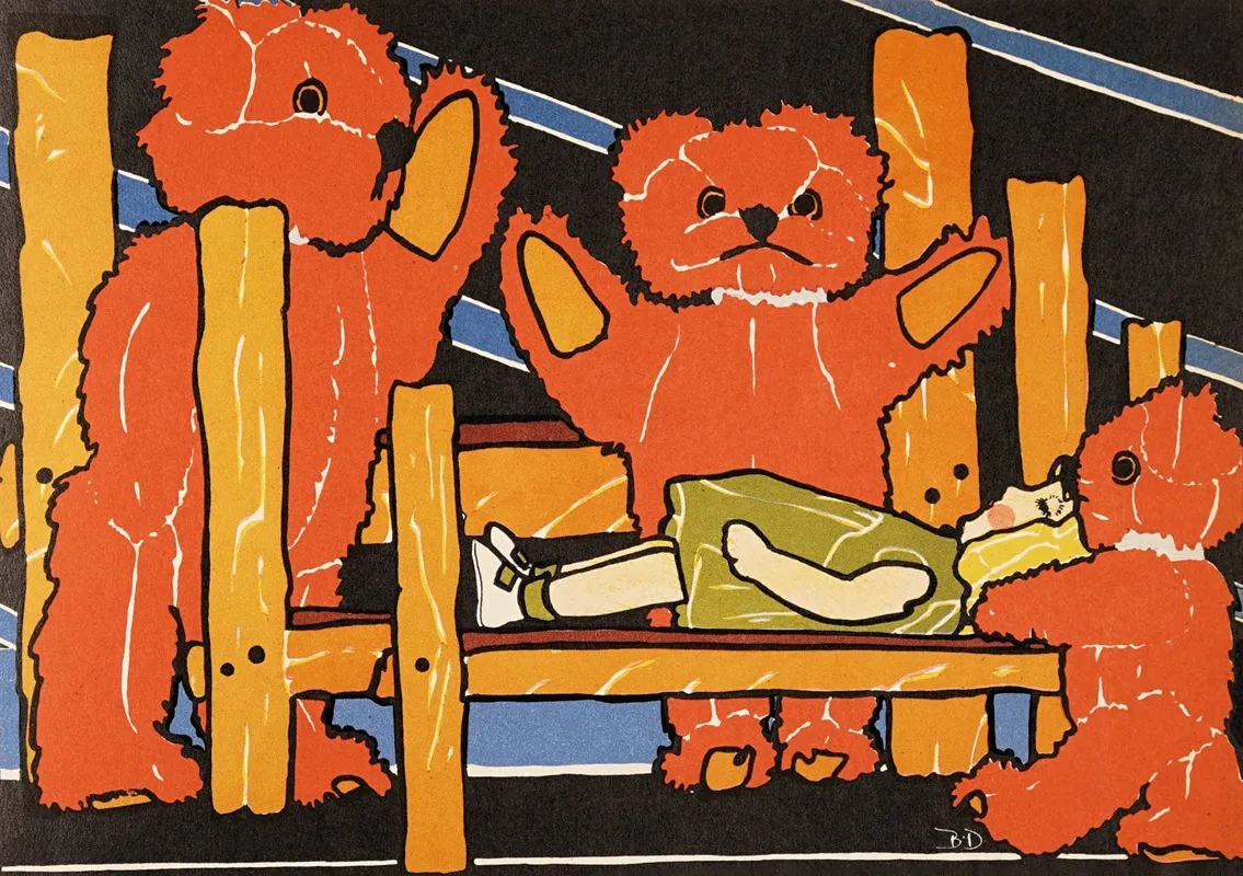 The Three Bears A Family Story Pl 13 Wall Art by Beatrice Dvilnsky - High-Resolution Digital Print