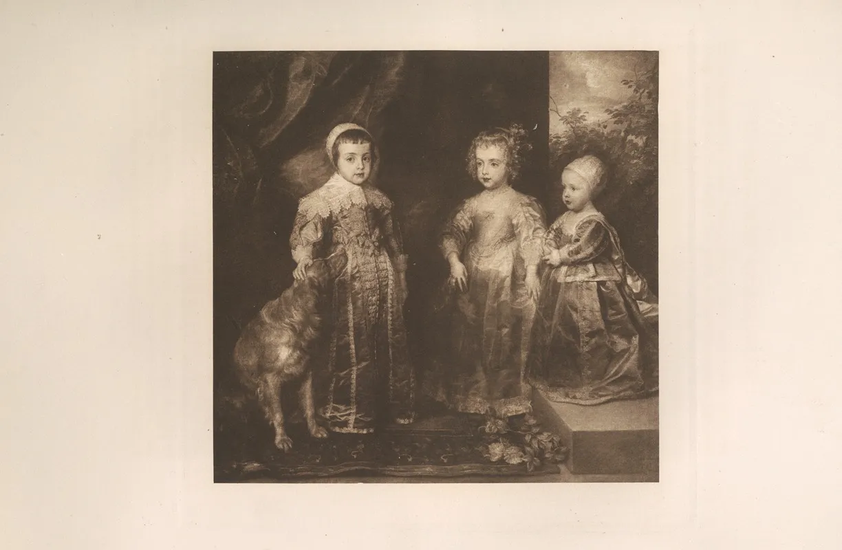 The Three Children Of Charles I Wall Art by Lionel Cust - High-Resolution Digital Print