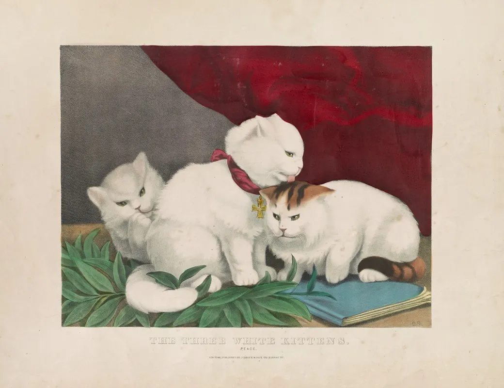 The Three White Kittens Peace