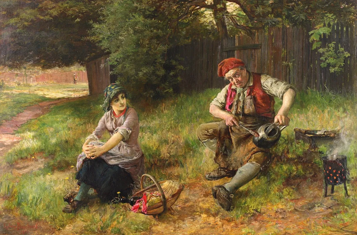 The Tinker 3 Wall Art by Francis Sydney Muschamp - High-Resolution Digital Print