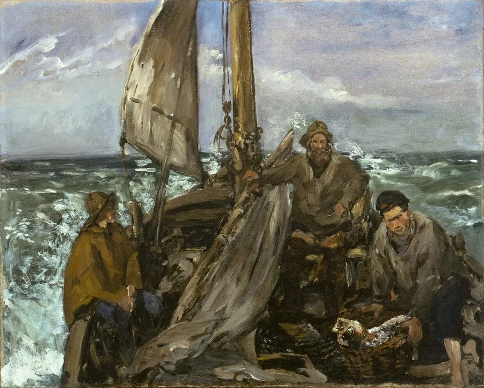 The Toilers Of The Sea Wall Art by Édouard Manet - Canvas Print