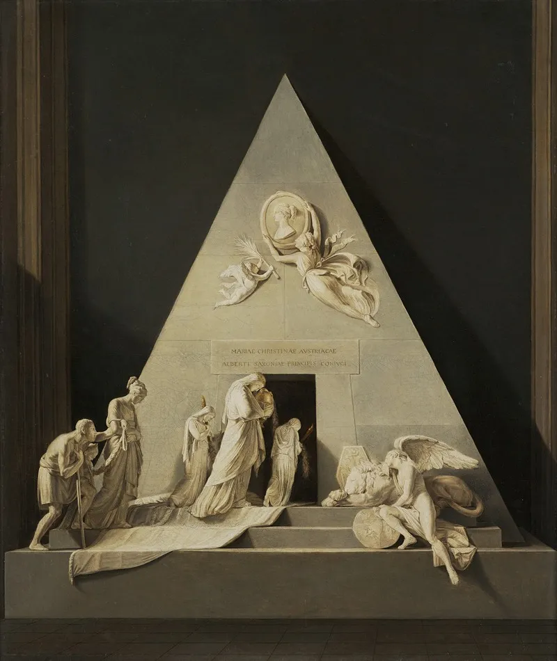 The Tomb Of Maria Christina Of Austria By Antonio Canova Wall Art by Charles Swagers - High-Resolution Digital Print