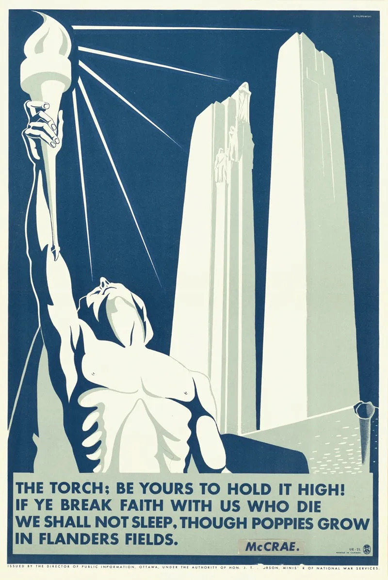 The Torch Be Yours To Hold It High Wall Art by Richard Filipowski - High-Resolution Digital Print