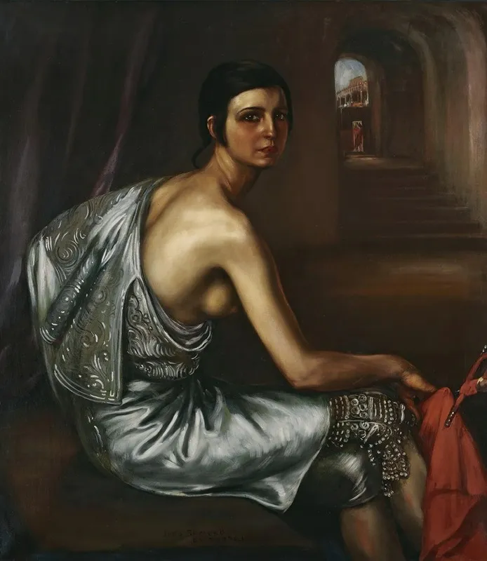 The Torero Girl Wall Art by Julio Romero De Torres - High-Resolution Digital Print