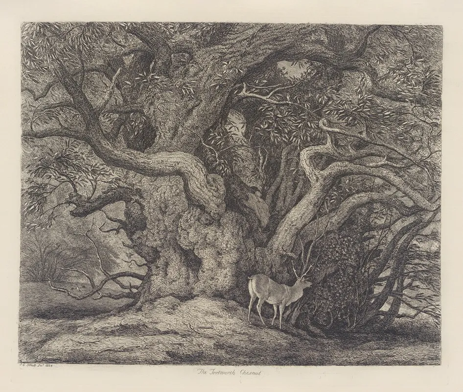 The Tortworth Chesnut Wall Art by Jacob George Strutt - High-Resolution Digital Print