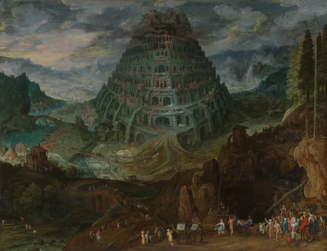 The Tower Of Babel 12 Wall Art by Jan Brueghel The Elder - High-Resolution Digital Print