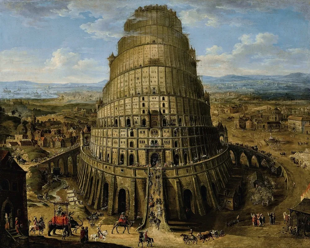 The Tower Of Babel 2 Wall Art by Flemish School 17th Century - High-Resolution Digital Print