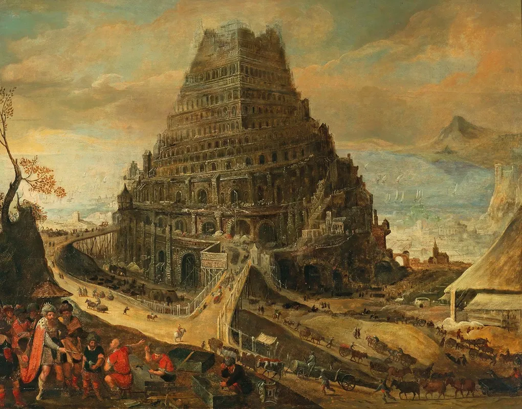 The Tower Of Babel 5 Wall Art by Flemish School - High-Resolution Digital Print