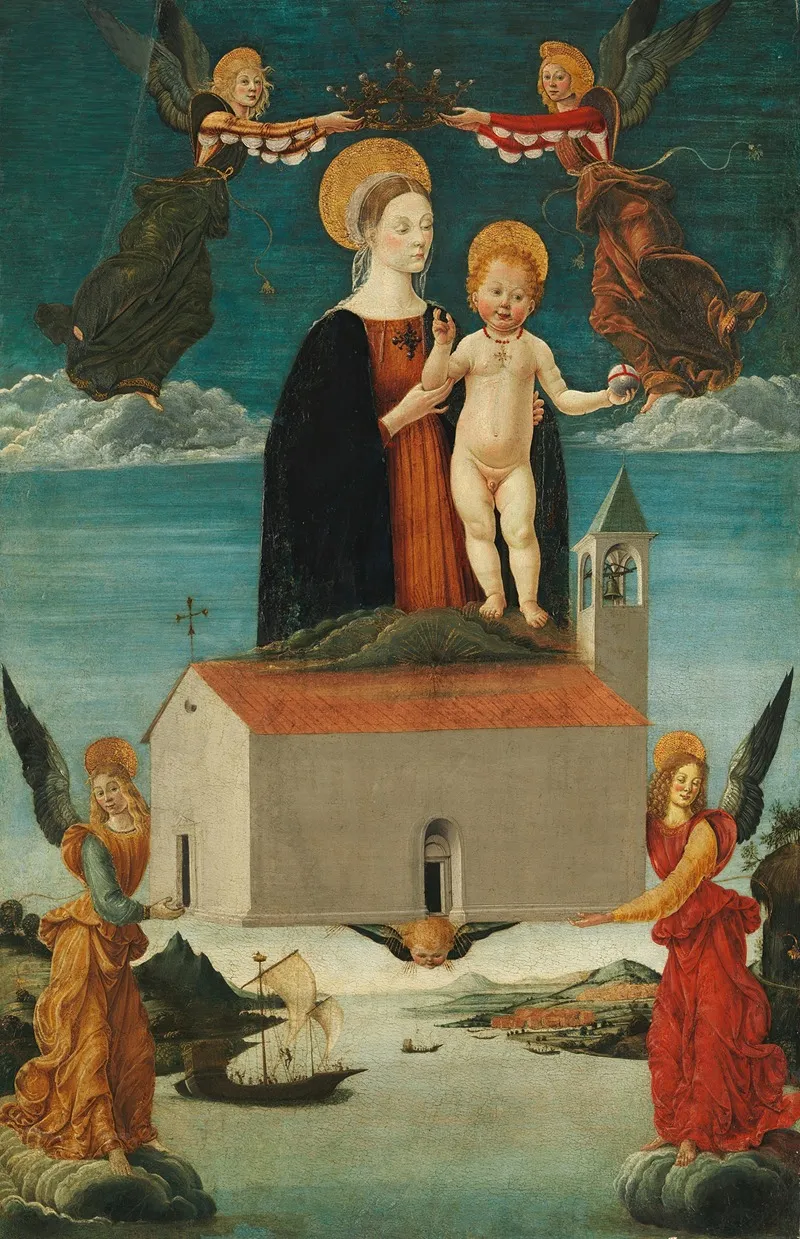 The Translation Of The Holy House Of Loreto Wall Art by Saturnino Gatti - High-Resolution Digital Print