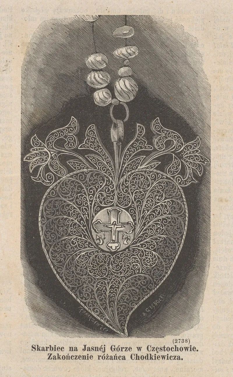 The Treasury Of Jasna Gora Monastery In Czestochowa The Pendant Of The Rosary Owned By Chodkiewicz