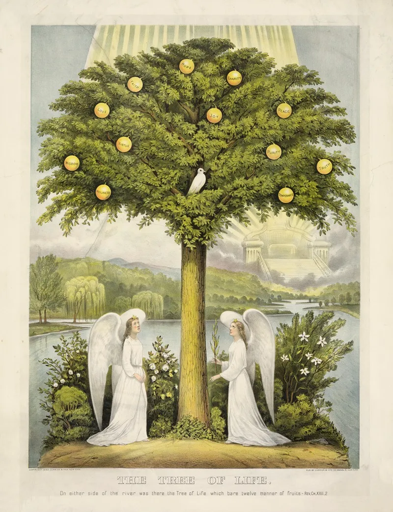 The Tree Of Life On Either Side Of The River Was There The Tree Of Life Which Bare Twelve Manner Of Fruits Rev Ch Xxii2