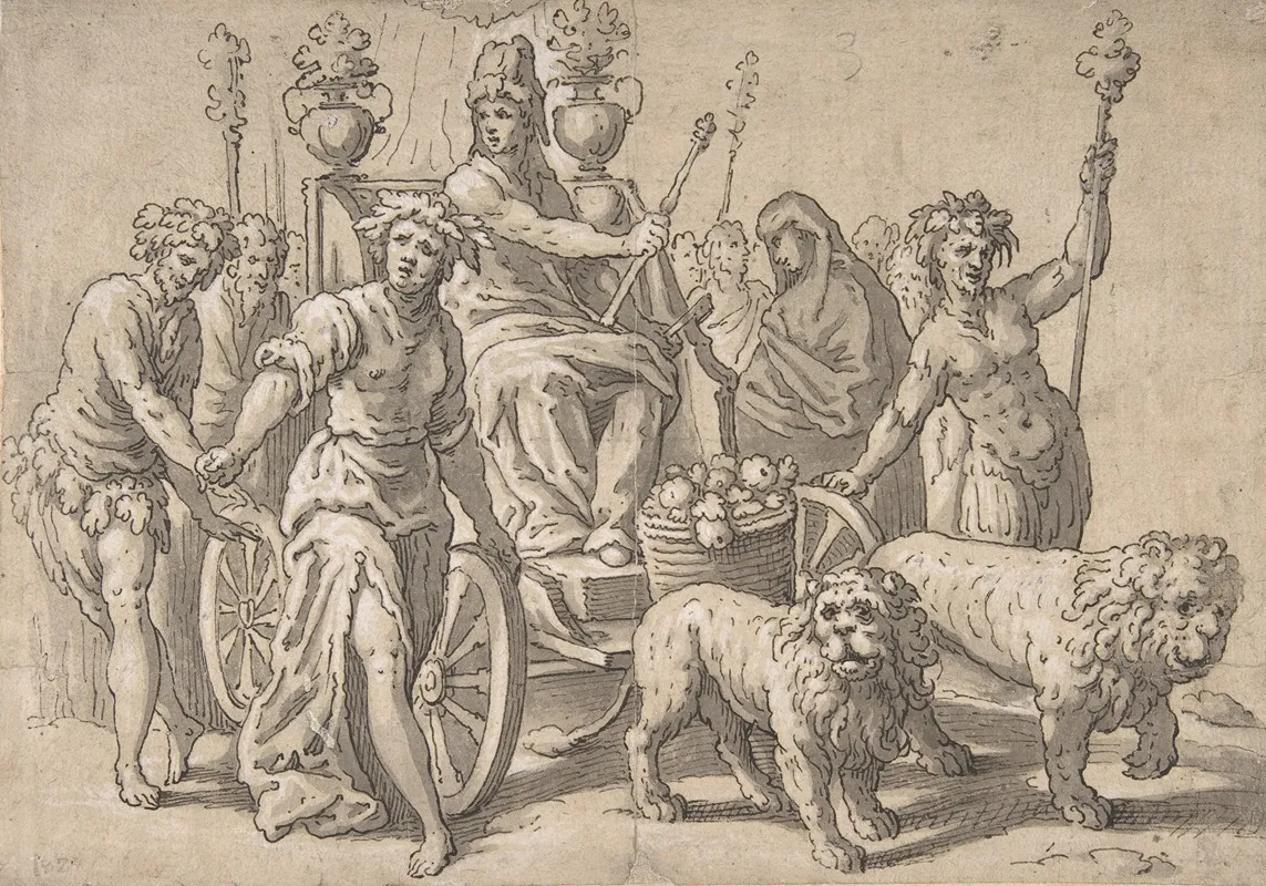 The Triumph Of Cybele After Paolo Fiammingos Triumph Of Earth