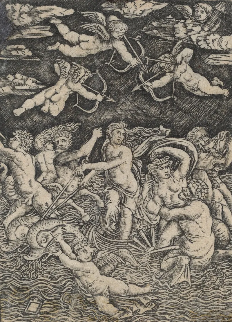 The Triumph Of Galatea 7 Wall Art by Peregrino da Cesena - High-Resolution Digital Print