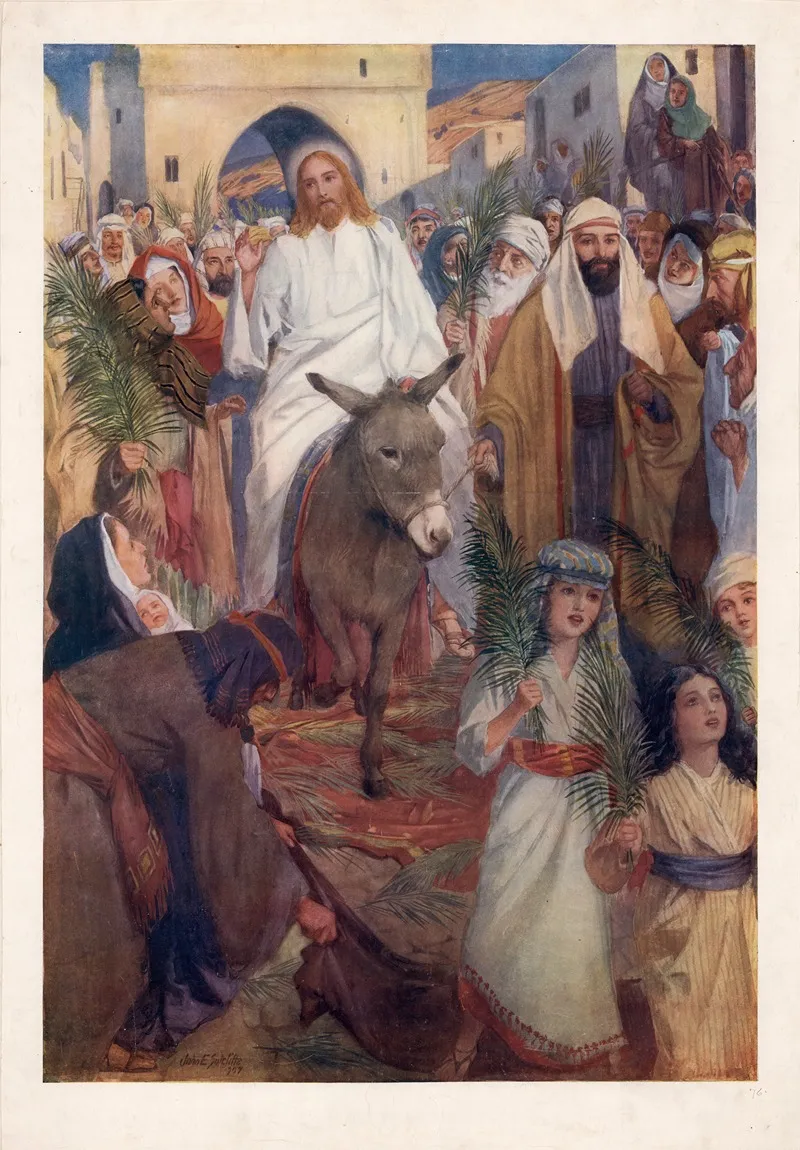 The Triumphal Entry Wall Art by John E. Sutcliffe - High-Resolution Digital Print