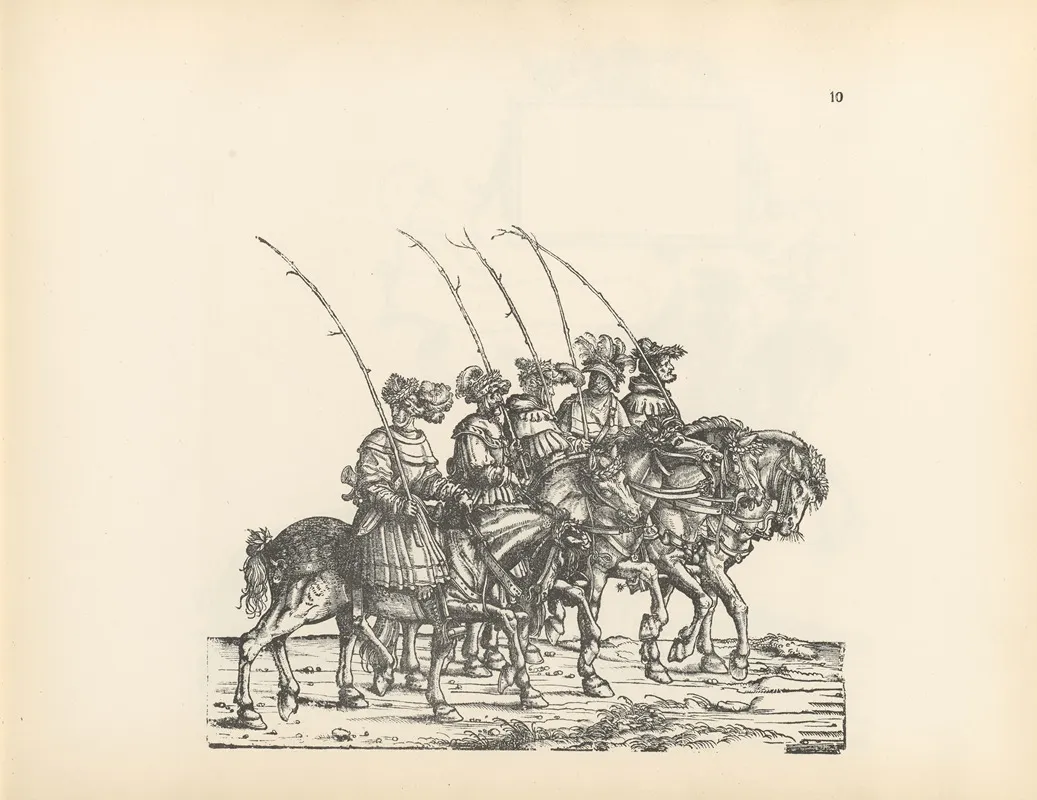 The Triumphs Of The Emperor Maximilian I Pl 10