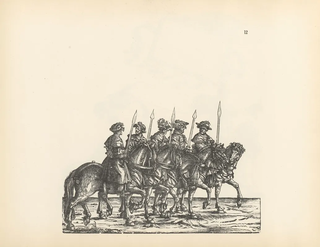 The Triumphs Of The Emperor Maximilian I Pl 12