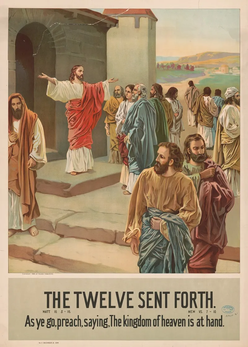 The Twelve Sent Forth 2 Wall Art by Harris, Jones &amp; Co - High-Resolution Digital Print