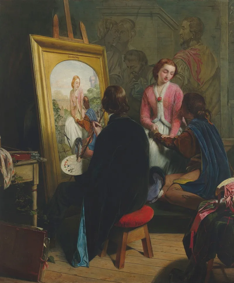 The Two Extremes The Pre Raphaelite Wall Art by Henry Nelson O'Neil - High-Resolution Digital Print