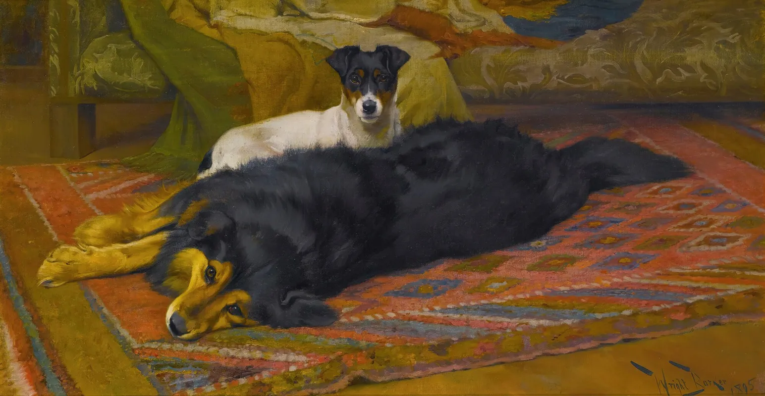 The Two Friends Wall Art by Wright Barker - High-Resolution Digital Print