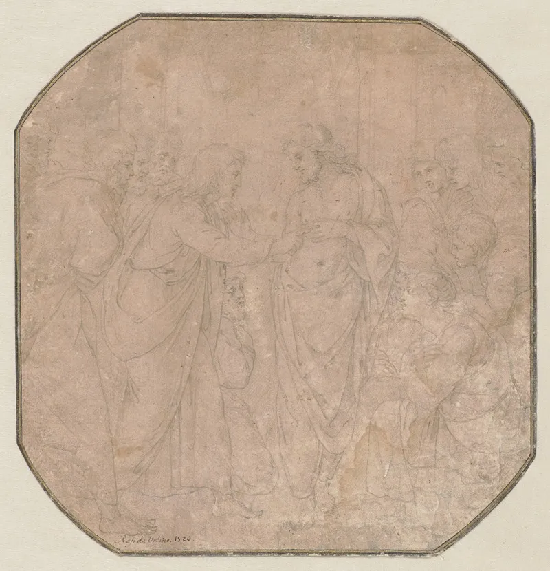 The Unbelieving Thomas Wall Art by Raphael - High-Resolution Digital Print