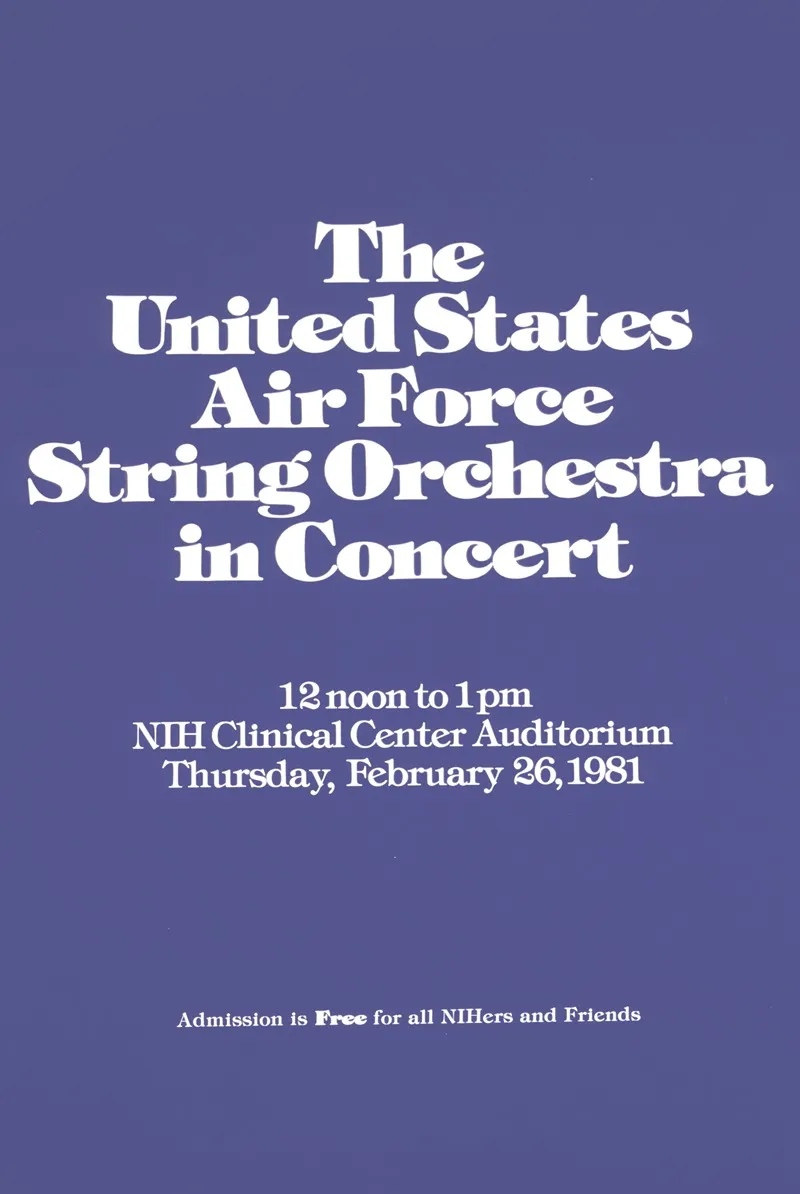 The United States Air Force String Orchestra In Concert