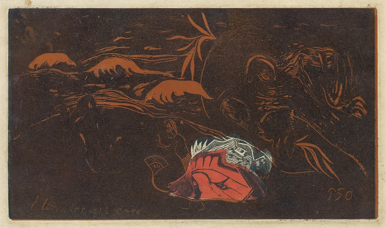 The Universe Is Created Lunivers Est Cree Wall Art by Paul Gauguin - High-Resolution Digital Print