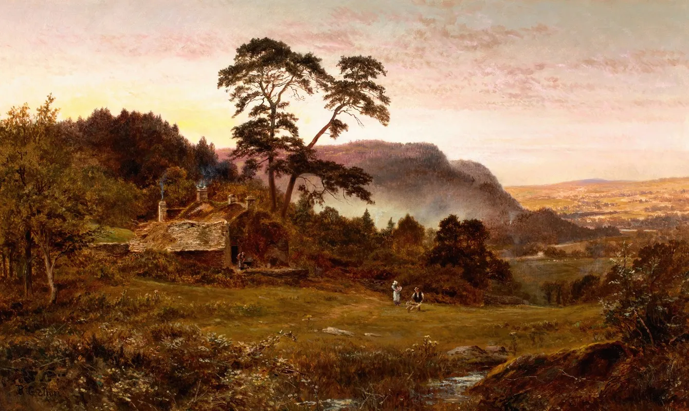 The Valley Of Llanrwst Wall Art by Robert Gallon - High-Resolution Digital Print