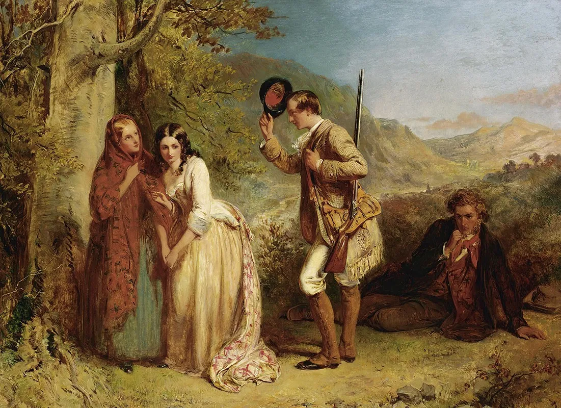 The Valour Of Love Wall Art by Abraham Solomon - High-Resolution Digital Print