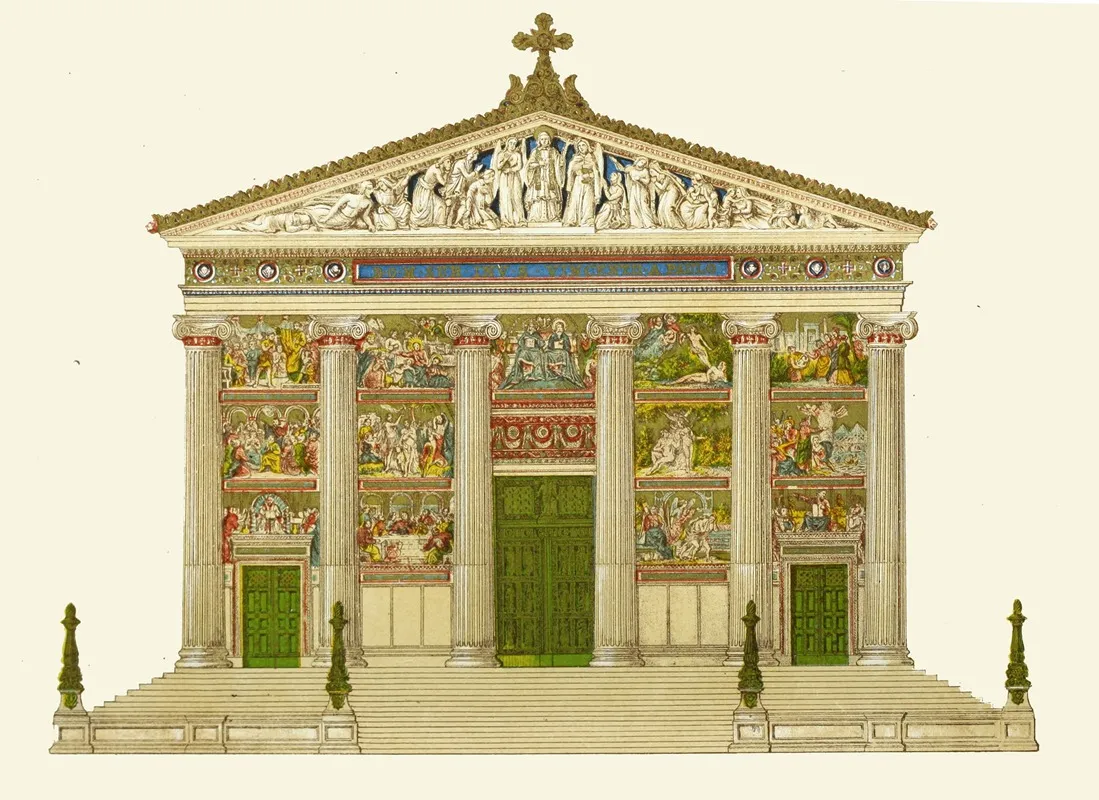 The Vertico Of St Vincent De Paul Paris Wall Art by Henry Noel Humphreys - High-Resolution Digital Print