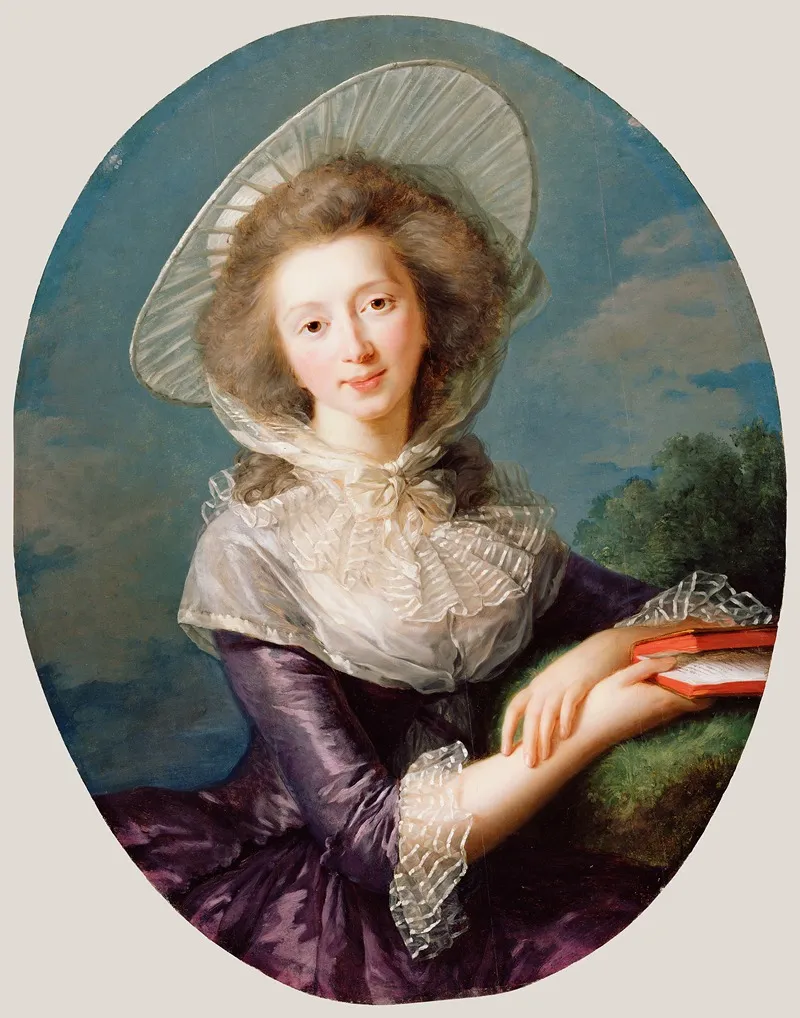 The Vicomtesse De Vaudreuil Wall Art by Elisabeth Louise Vigée Le Brun - Canvas Print