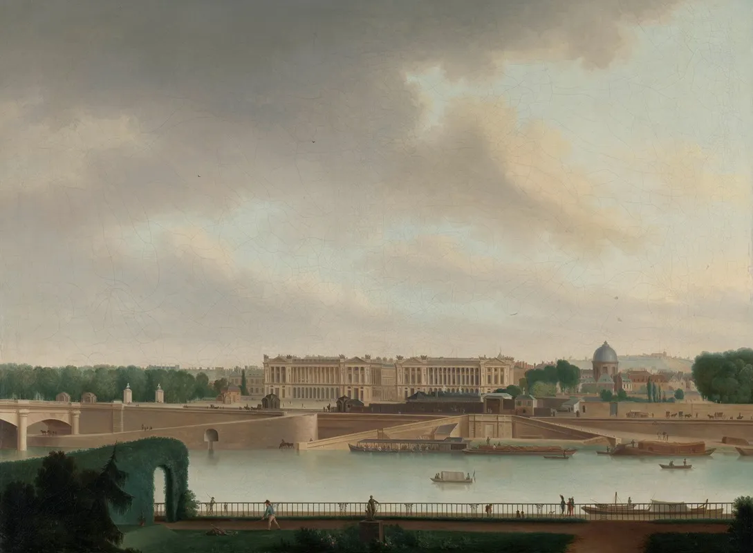 The View From The Batavian Embassy In Paris