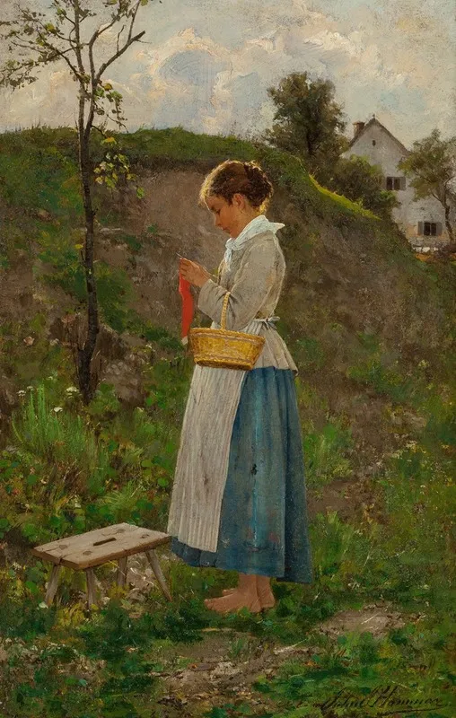 The Village Barefoot Wall Art by John J. Hammer - High-Resolution Digital Print