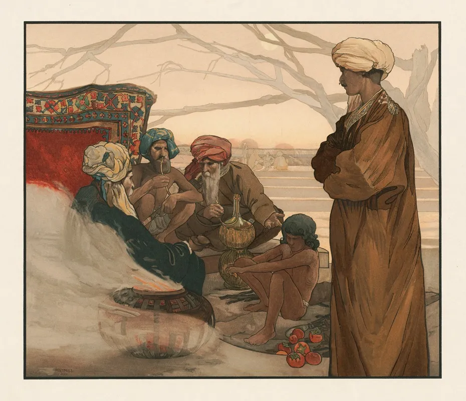 The Village Club 2 Wall Art by Charles Maurice Detmold - High-Resolution Digital Print