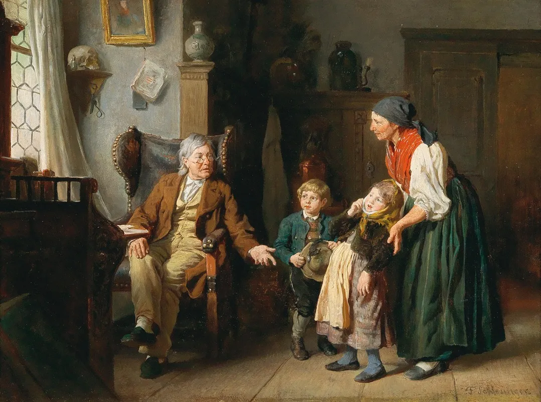 The Village Doctor Wall Art by Felix Schlesinger - High-Resolution Digital Print