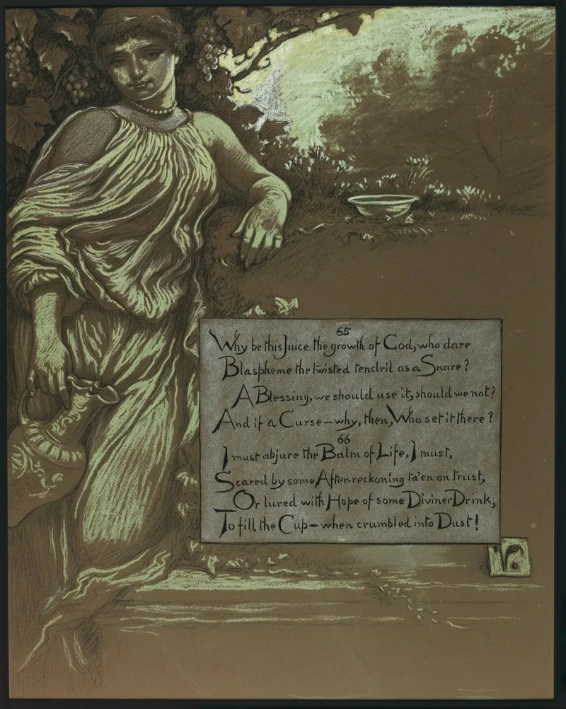 The Vine Wall Art by Elihu Vedder - High-Resolution Digital Print
