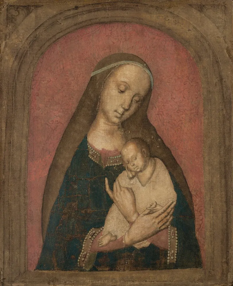 The Virgin And Child 18 Wall Art by Master of the Dijon Madonna - High-Resolution Digital Print
