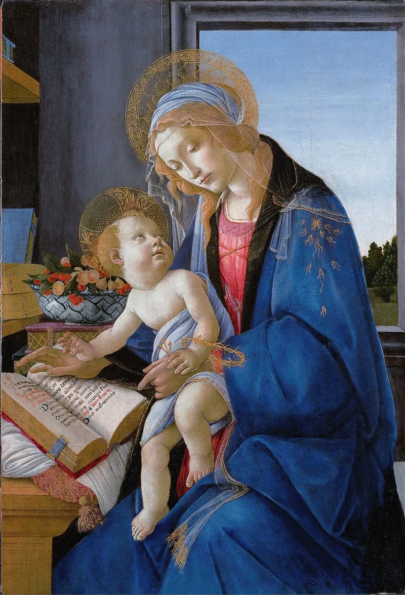 The Virgin And Child The Madonna Of The Book