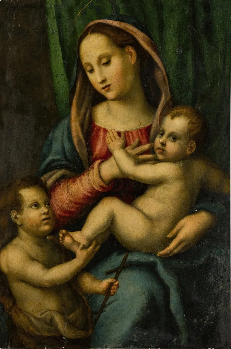 The Virgin And Child With The Infant Saint John The Baptist