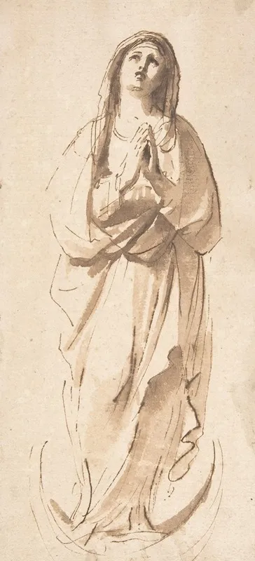 The Virgin Immaculate 2 Wall Art by Guercino - High-Resolution Digital Print