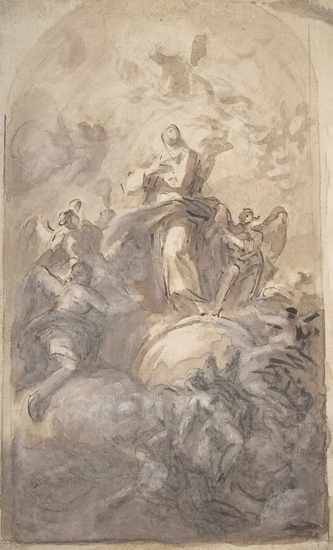 The Virgin Immaculate In Glory