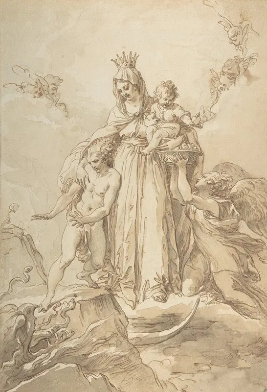 The Virgin Immaculate With The Christ Child