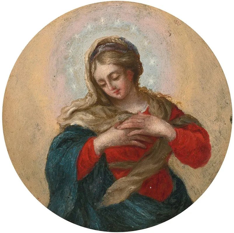 The Virgin Mary Immaculate Wall Art by Genoese School - High-Resolution Digital Print