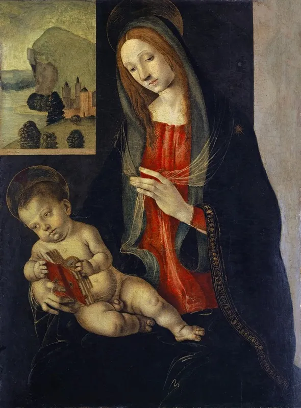 The Virgin With Child 3 Wall Art by Follower of Filippo Lippi - High-Resolution Digital Print